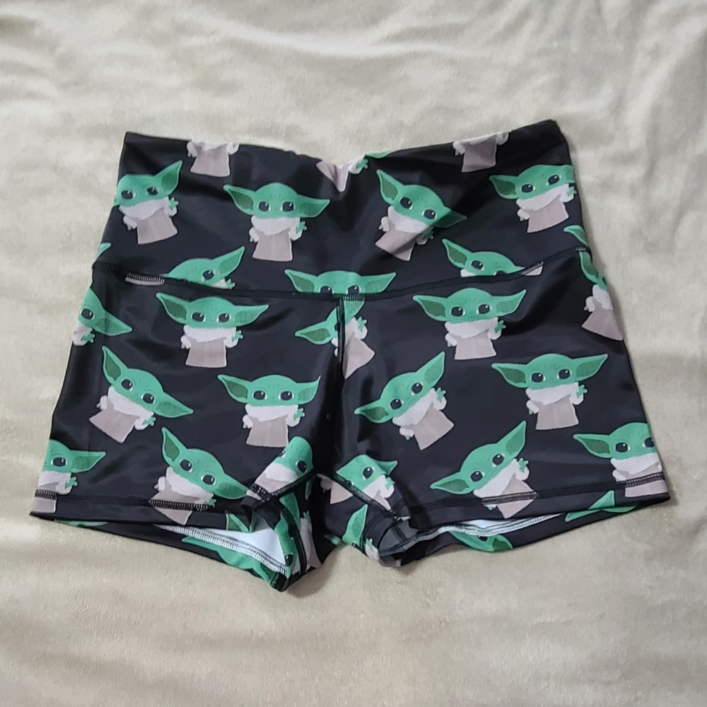 United lifters baby yoda crossfit shorts